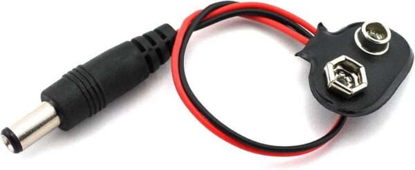 9V Battery Connector with DC Plug - Image 2