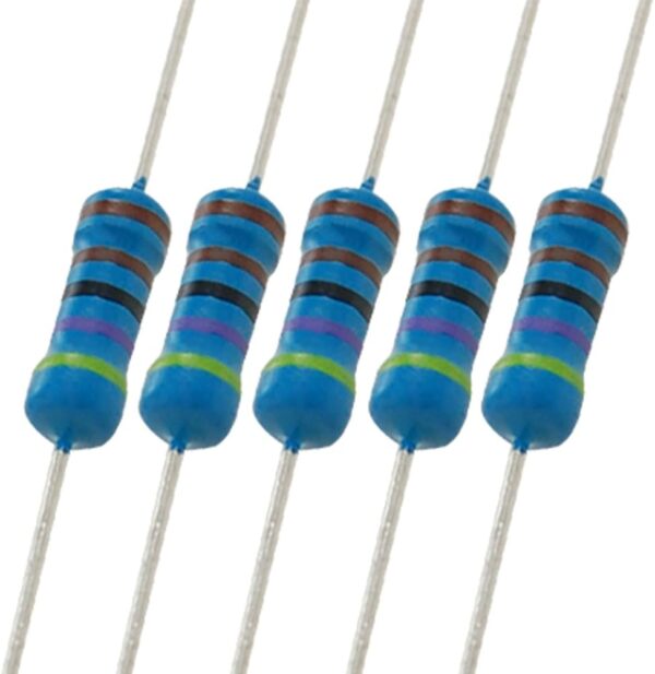 Resistor (10Ω, 100Ω, 220Ω, 330Ω, 1kΩ, 2kΩ, 5kΩ, 10kΩ, 100kΩ, 1MΩ) - Image 2